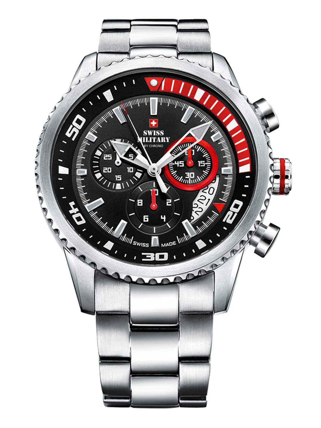 

Swiss Military by Chrono Men Black Analogue Watch SM34042.03
