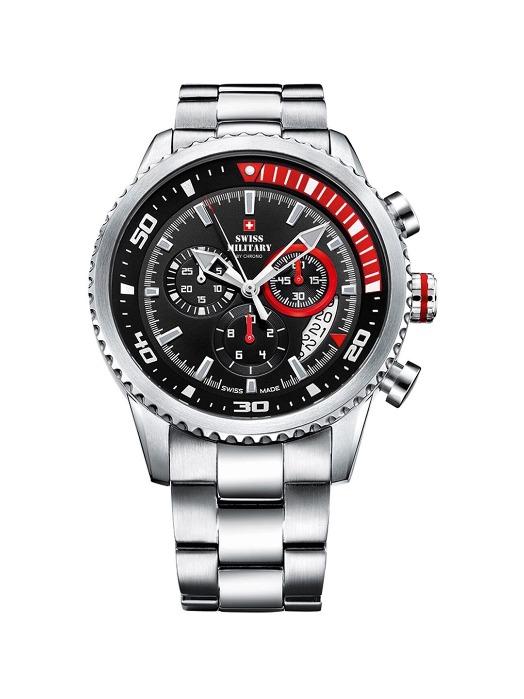 

Swiss Military by Chrono Men Black Analogue Watch SM34042.08