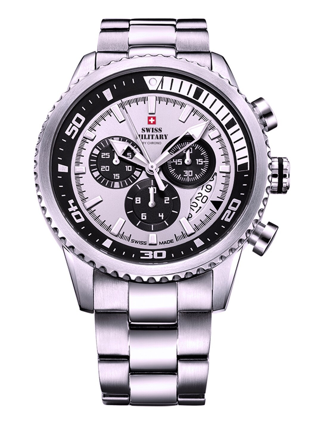 

Swiss Military by Chrono Men White Analogue Watch SM34042.02