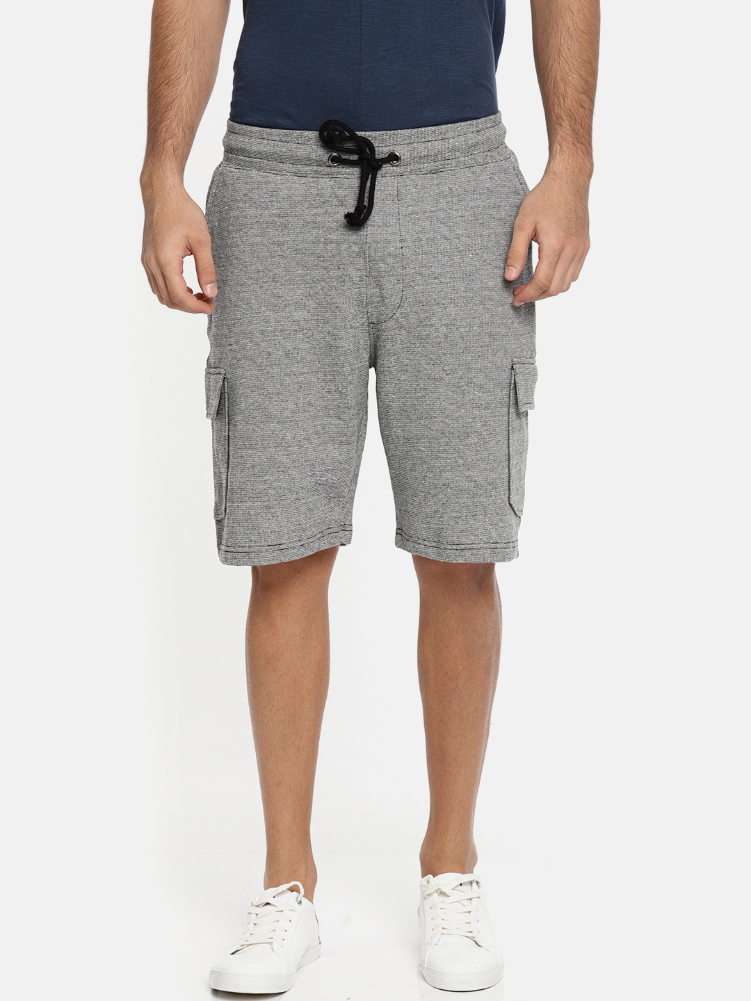 

ARISE Men Solid Regular Fit Shorts, Grey