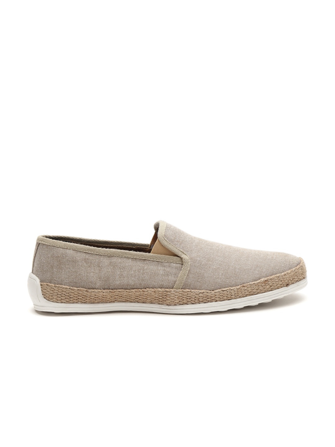 

Carlton London Men Beige Slip-On Sneakers