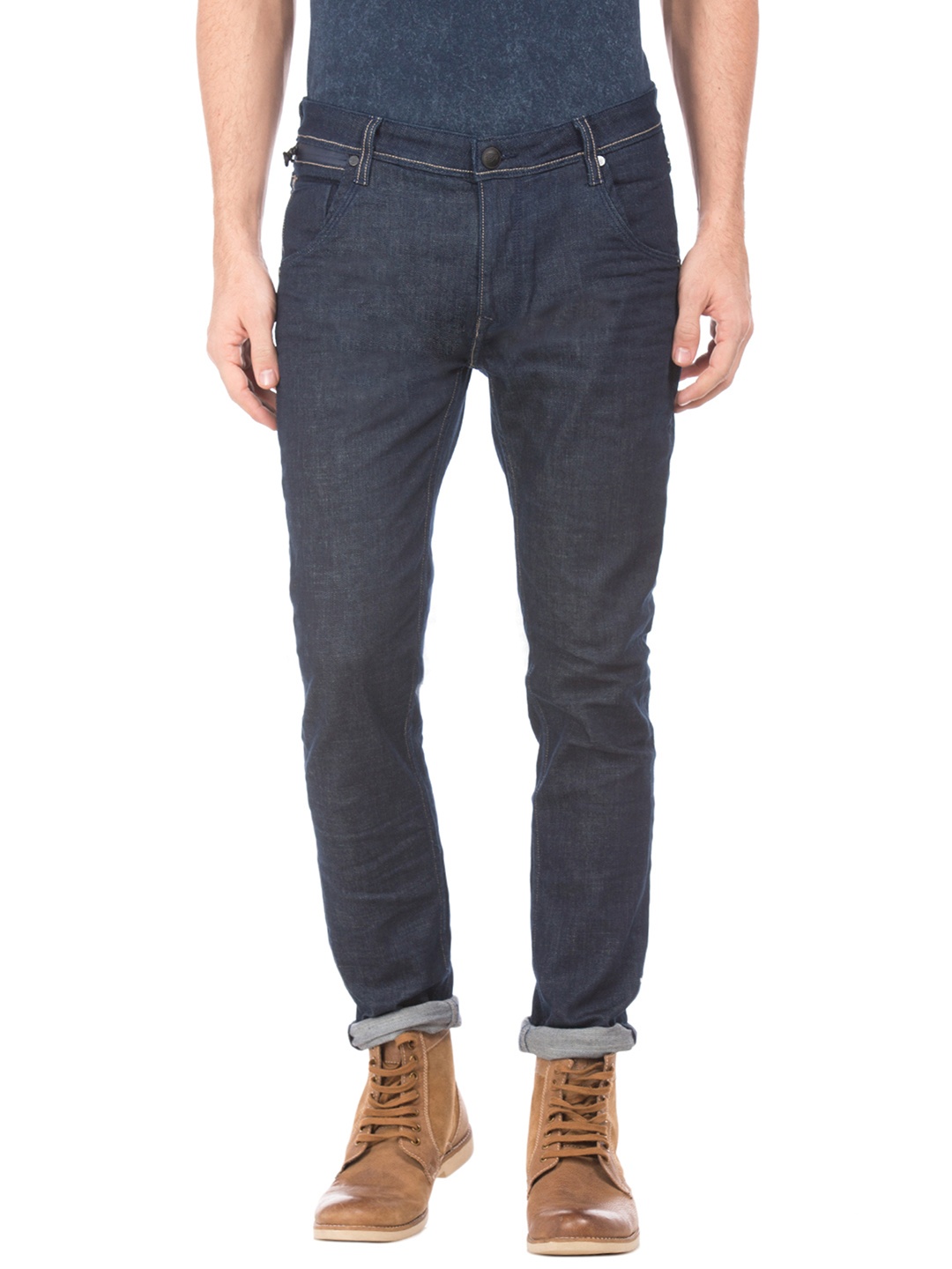 

Ed Hardy Men Blue Slim Fit Mid-Rise Clean Look Stretchable Jeans