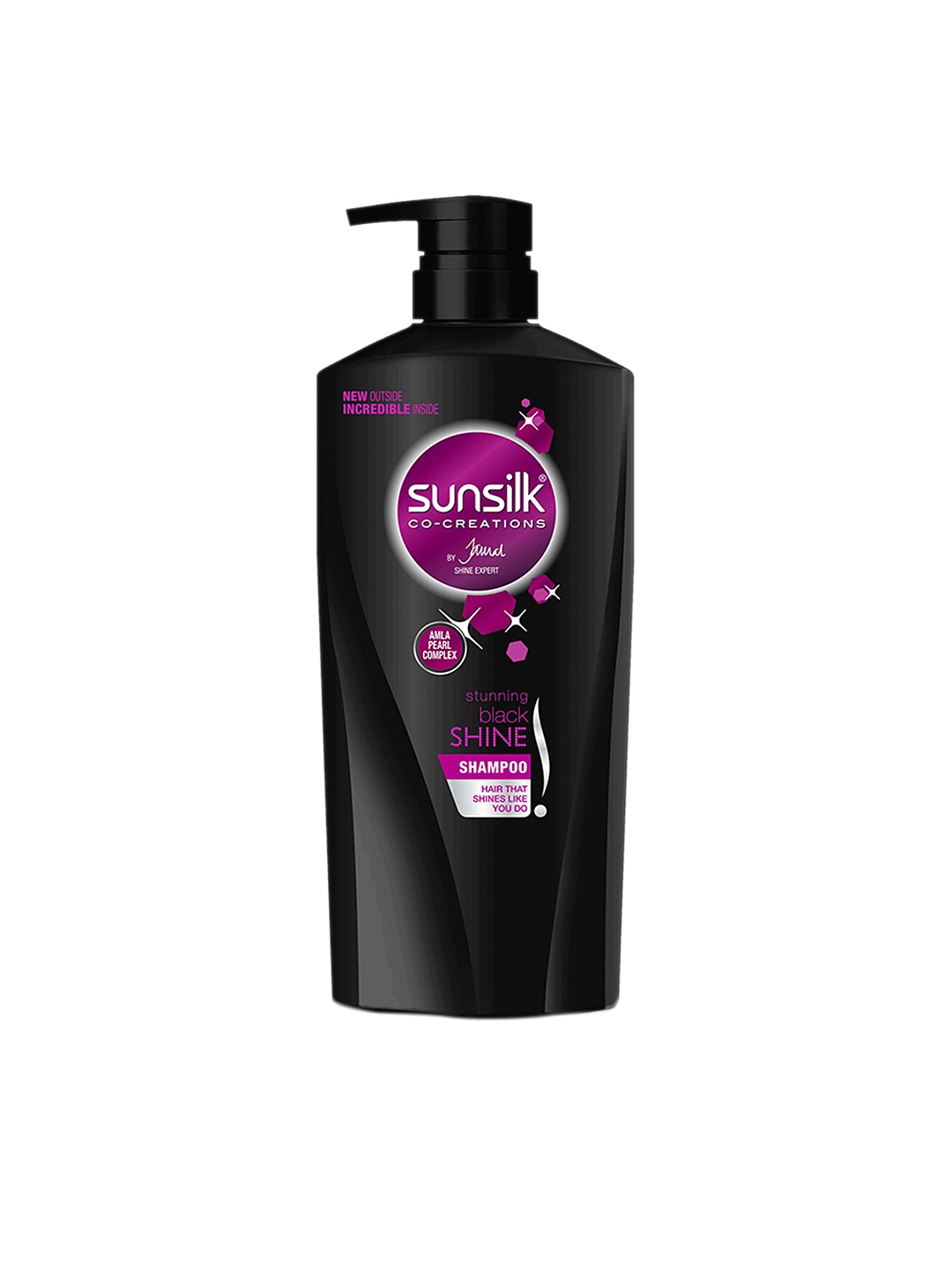 

Sunsilk Stunning Black Shine Shampoo With Amla+Oil & Pearl Protein & Vitamin E 650 ml