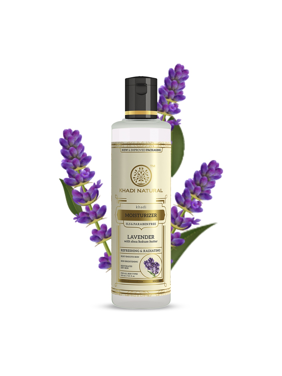 

Khadi Natural Lavender Herbal Moisturizer 210 ml, Green