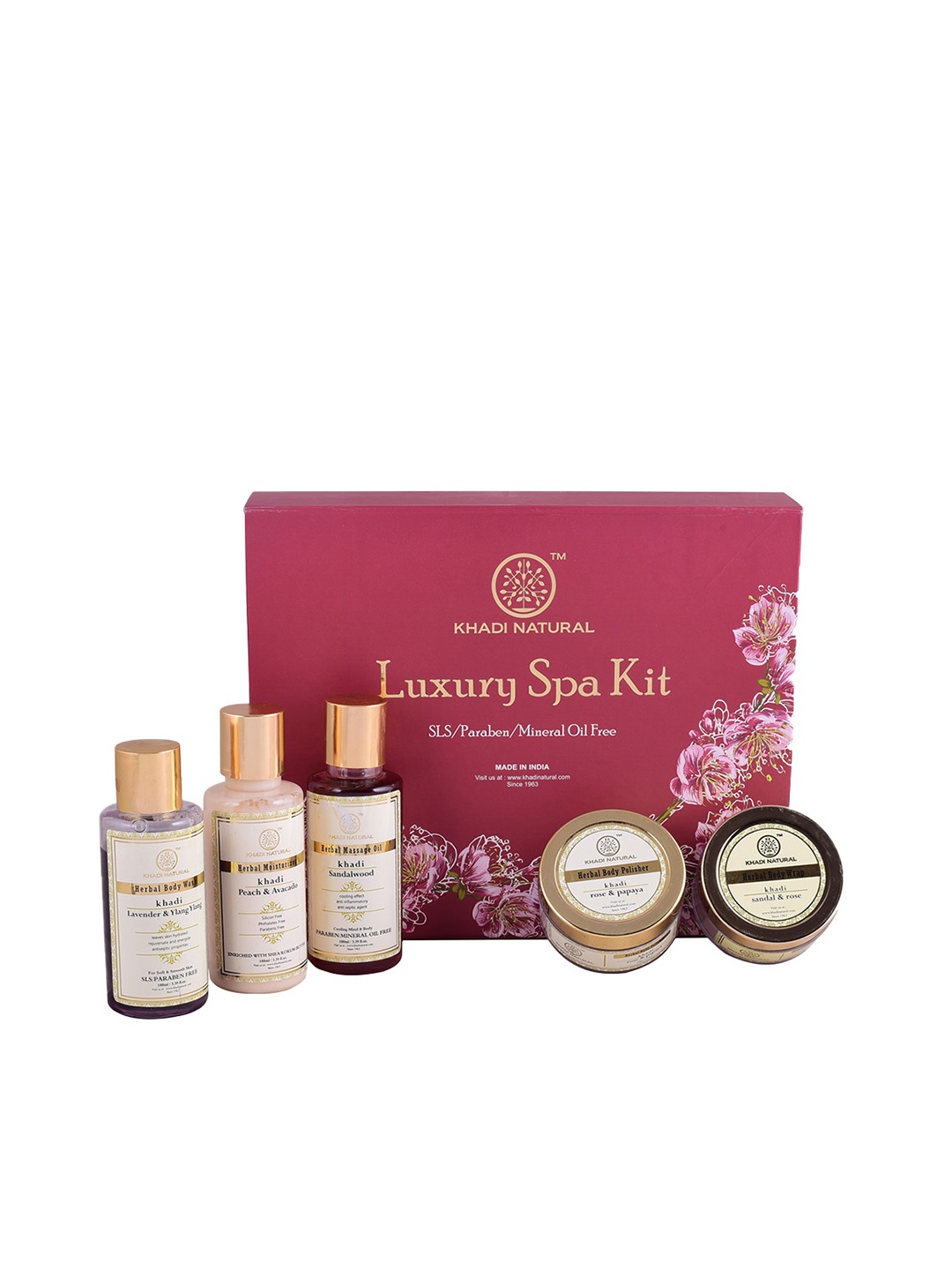 

Khadi Natural Unisex Luxury Spa Kit, Multi