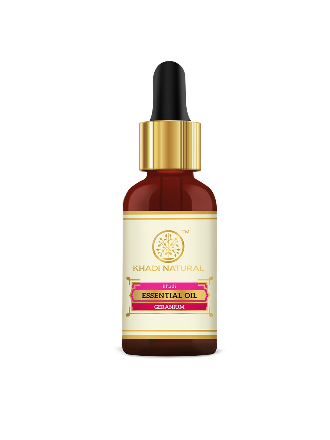 

Khadi Natural Geranium Pure Natural Essential Oil To Increase Blood Circulation - 15 ml, Off white