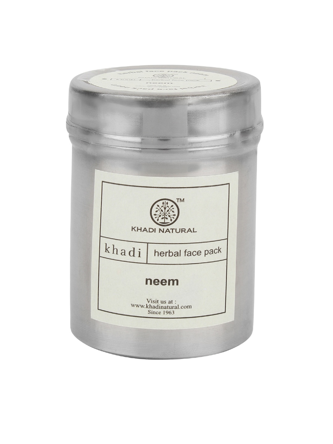 

Khadi Natural Unisex Neem Herbal Face Pack 50 g, Steel