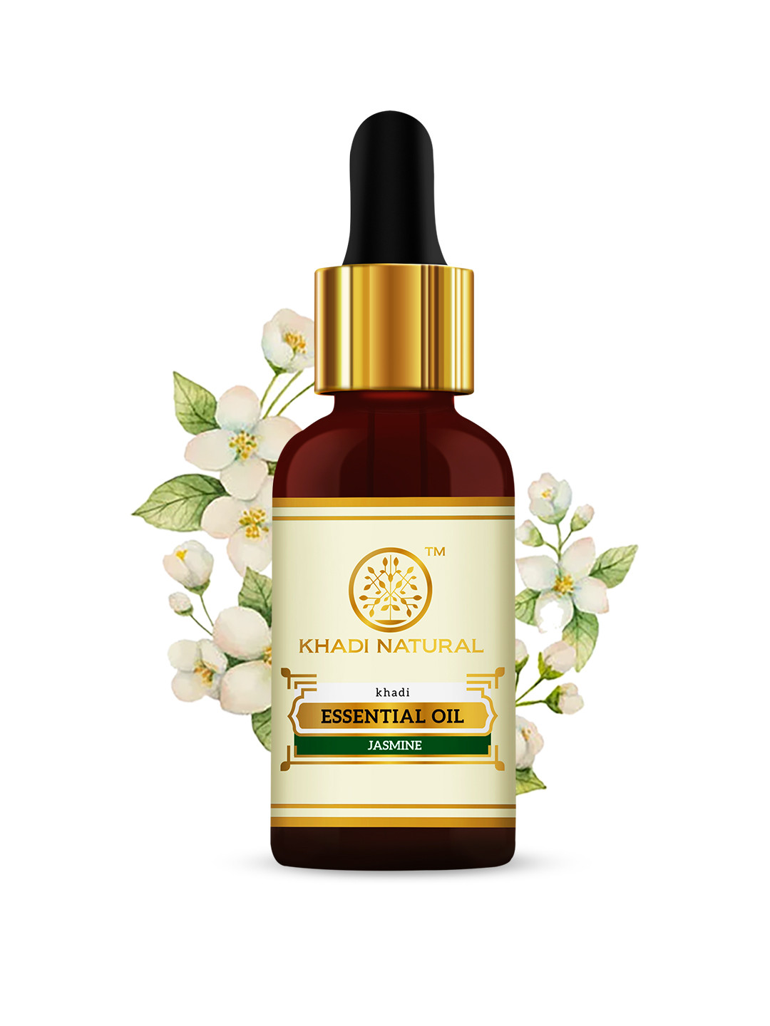 

Khadi Natural Unisex Jasmine Essential Oil 15 ml, White