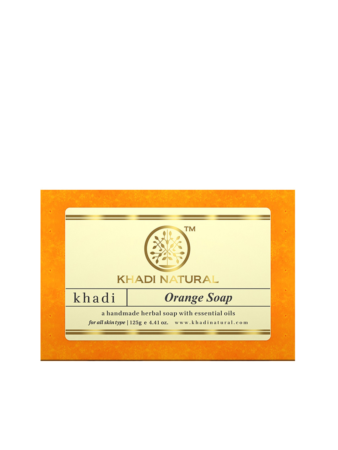 

Khadi Natural Unisex Ayurvedic Orange Soap 125 g