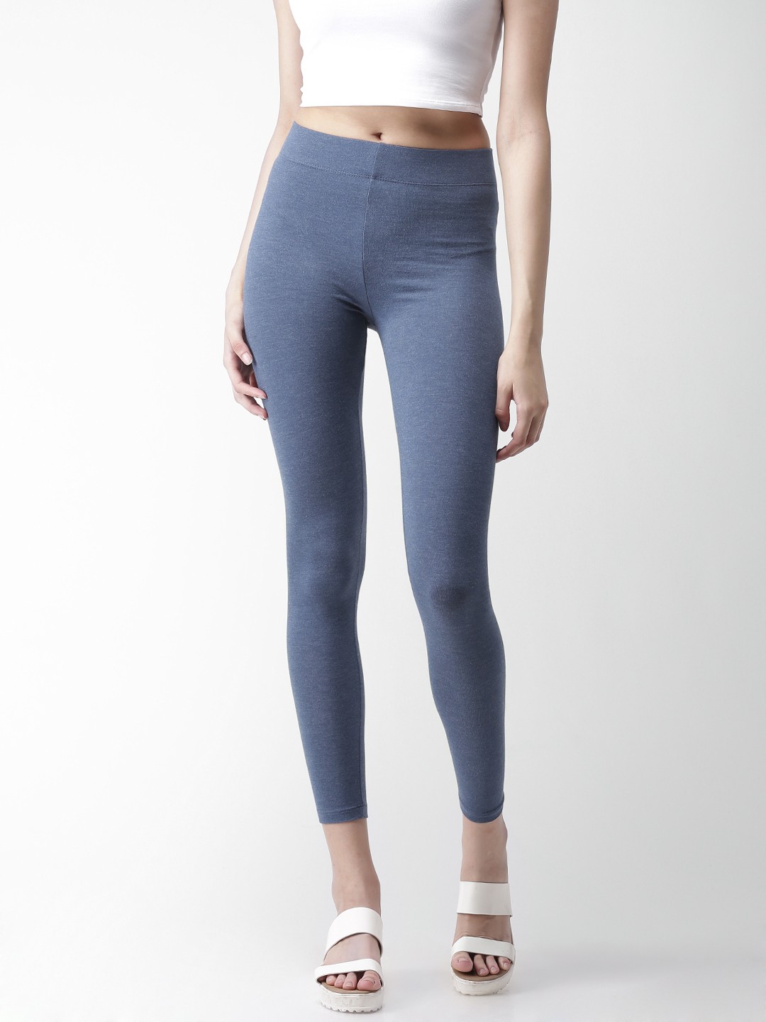 

FOREVER 21 Women Blue Leggings