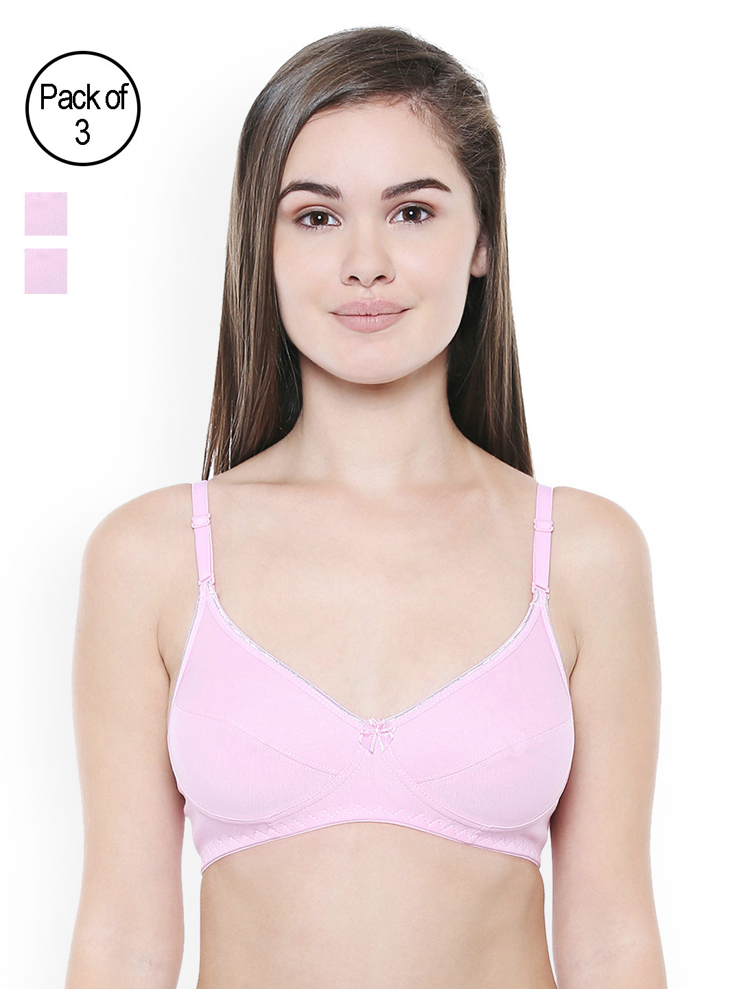 

Bodycare Pack of 3 Lavender Bras E1550PUPUPU
