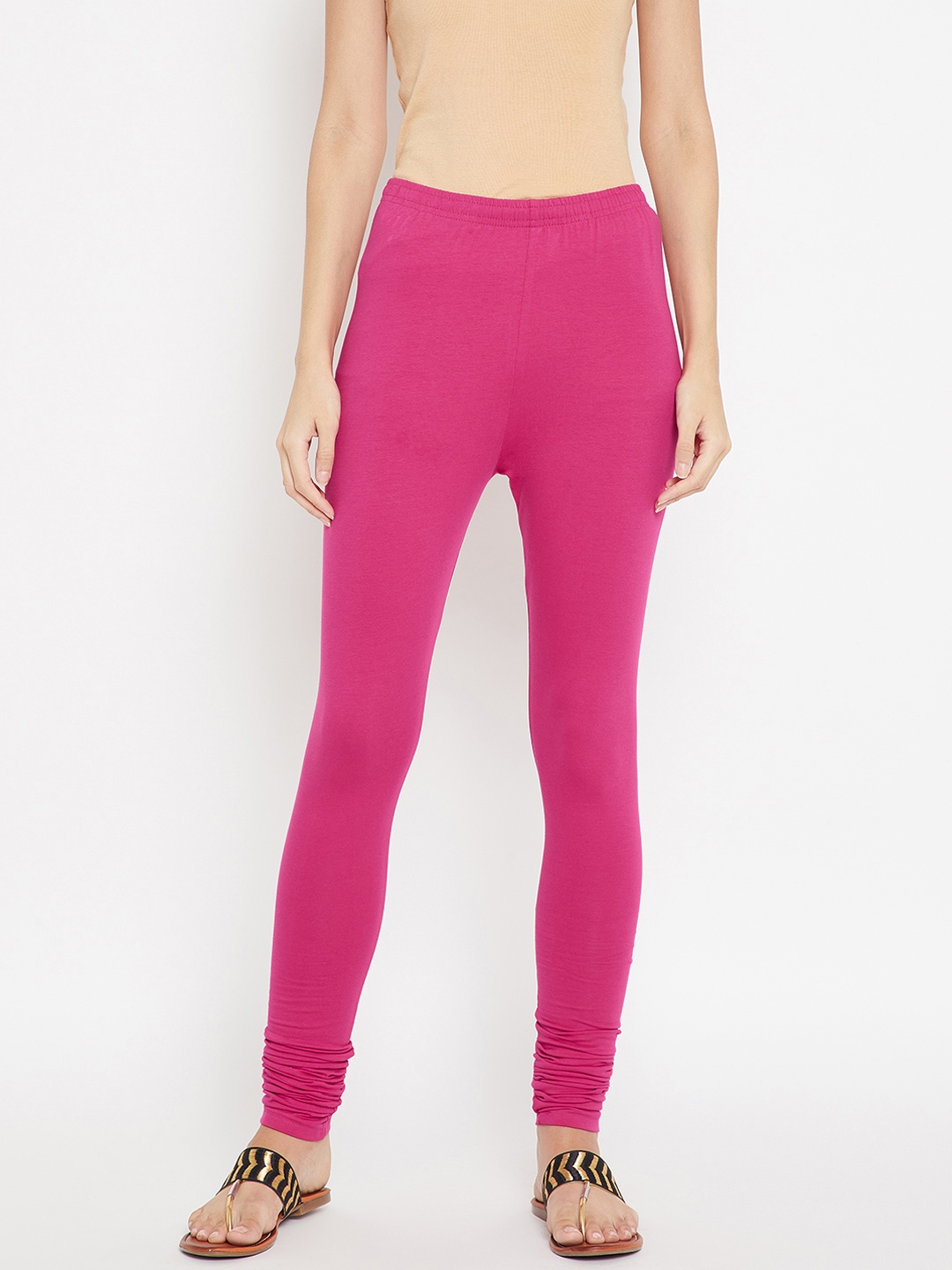 

Karigari Pink Churidar Leggings