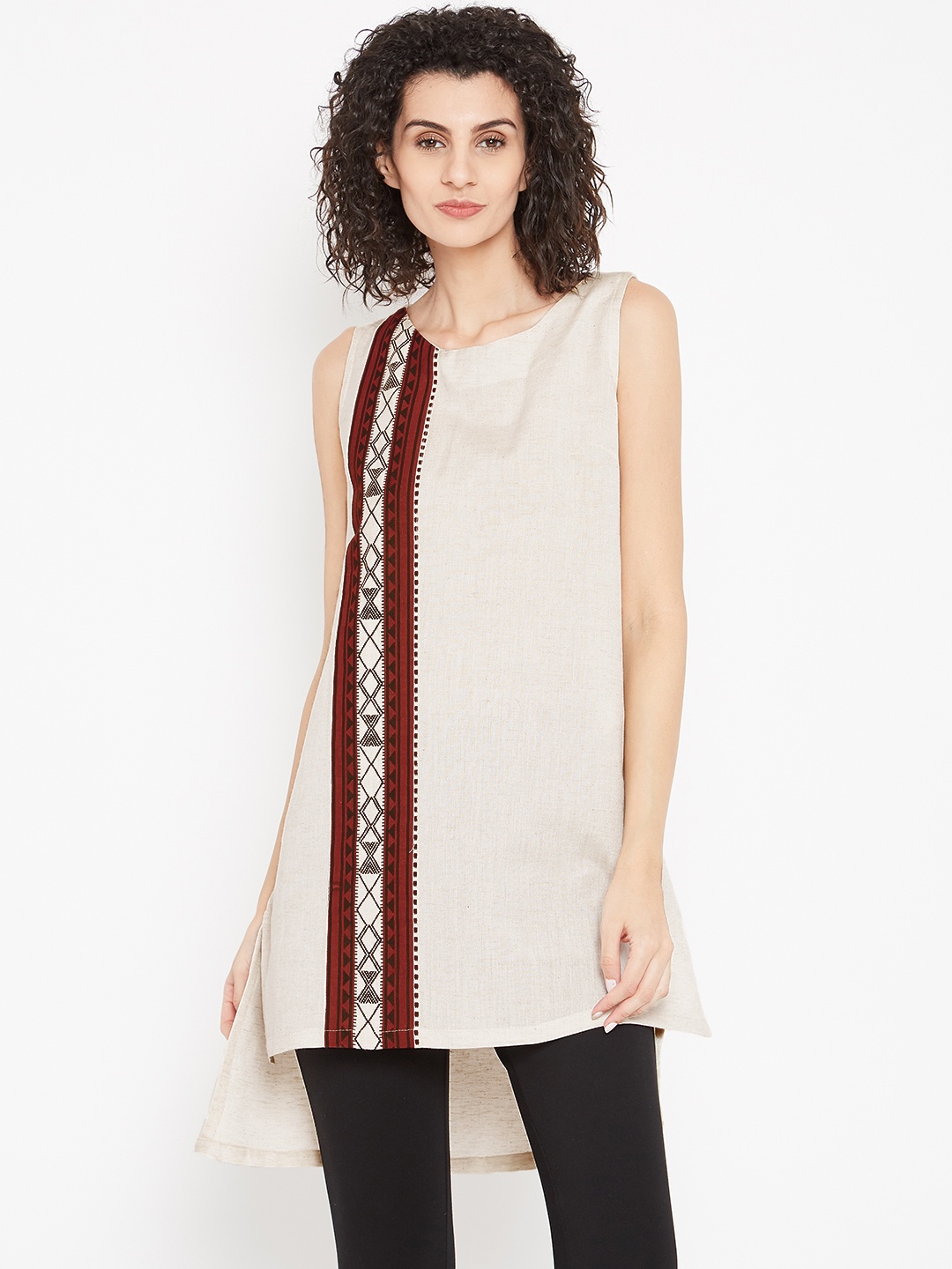 

Bronz Beige Printed Tunic