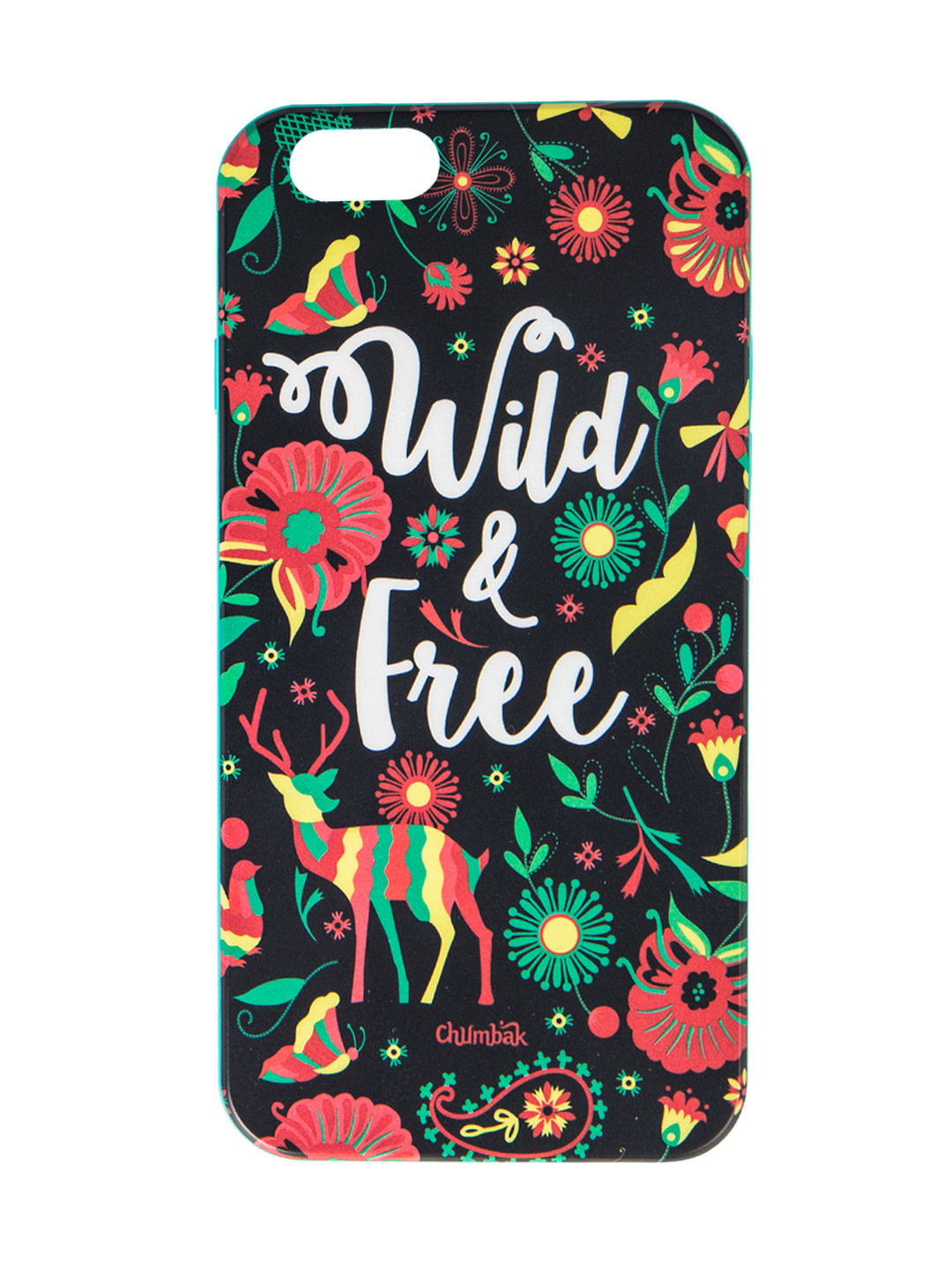 

Chumbak Black Printed iPhone 6/6s Case