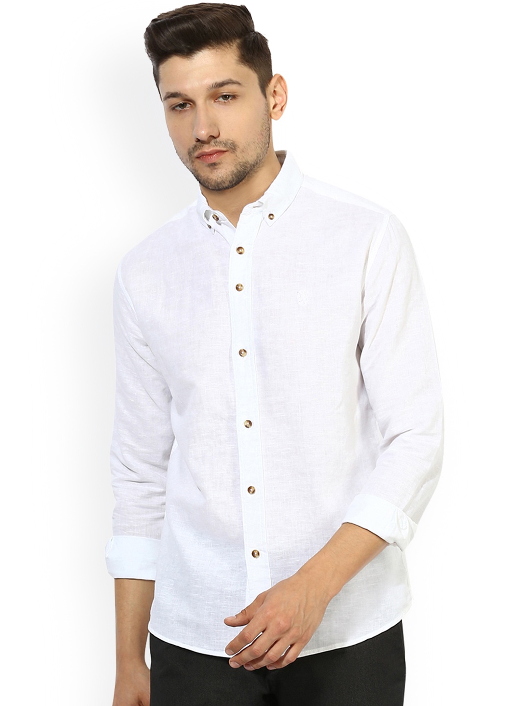 

Red Tape Men White Comfort Regular Fit Solid Casual Shirt
