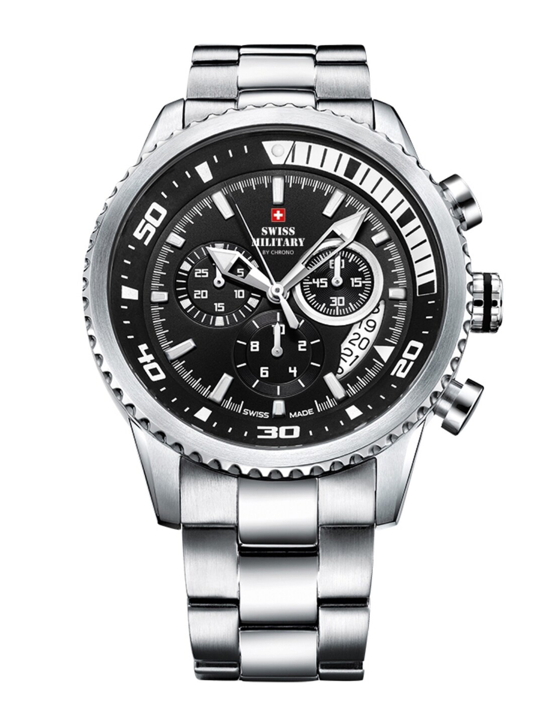 

Swiss Military by Chrono Men Black Analogue Watch