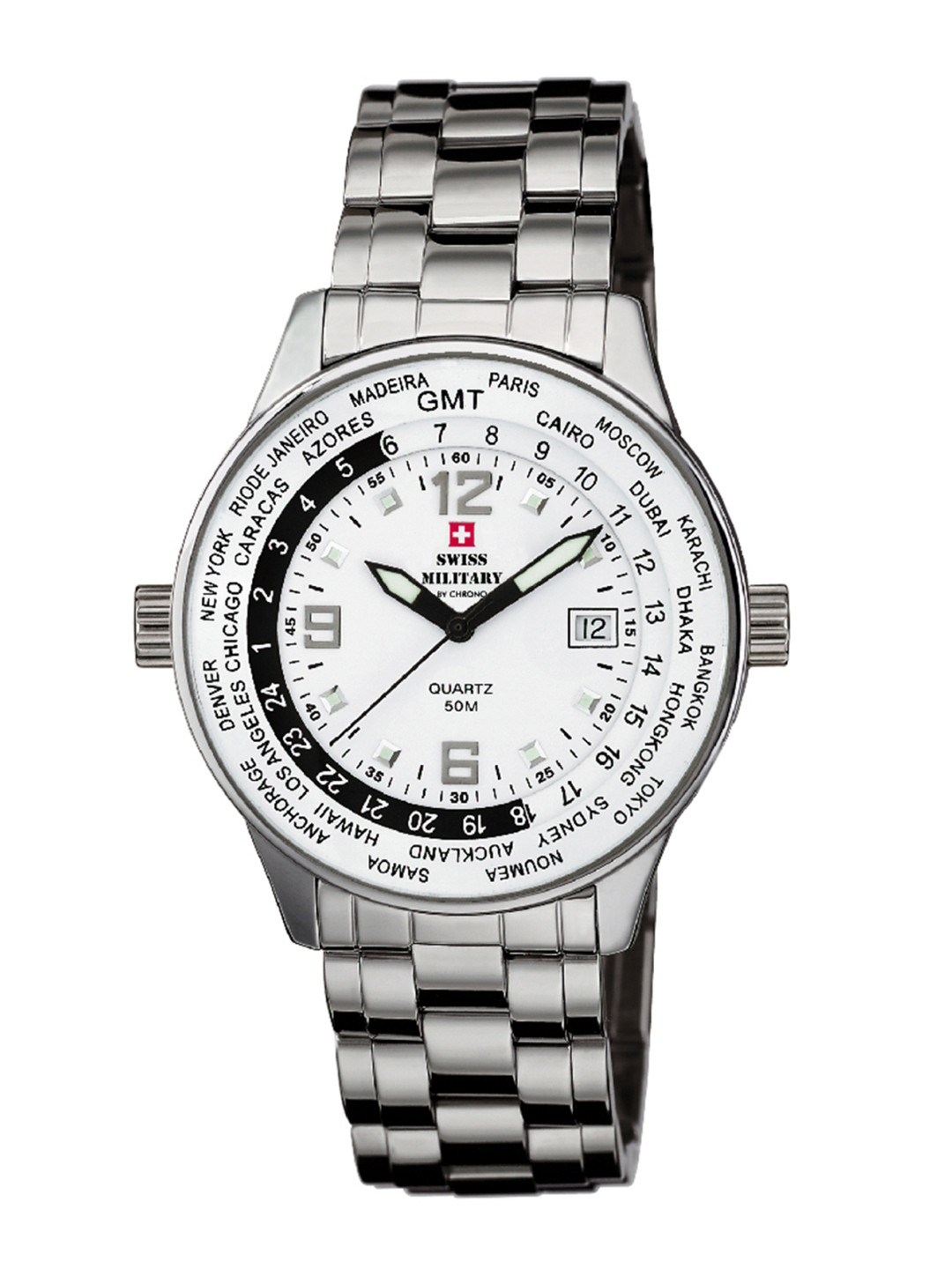 

Swiss Military by Chrono Men White Analogue Watch