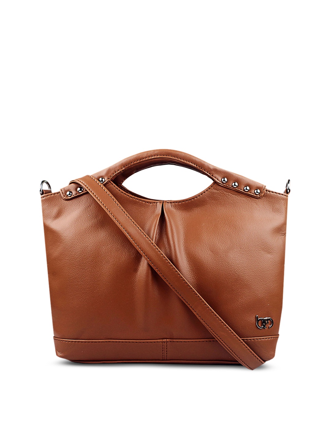 

Bagsy Malone Brown Solid Handheld Bag