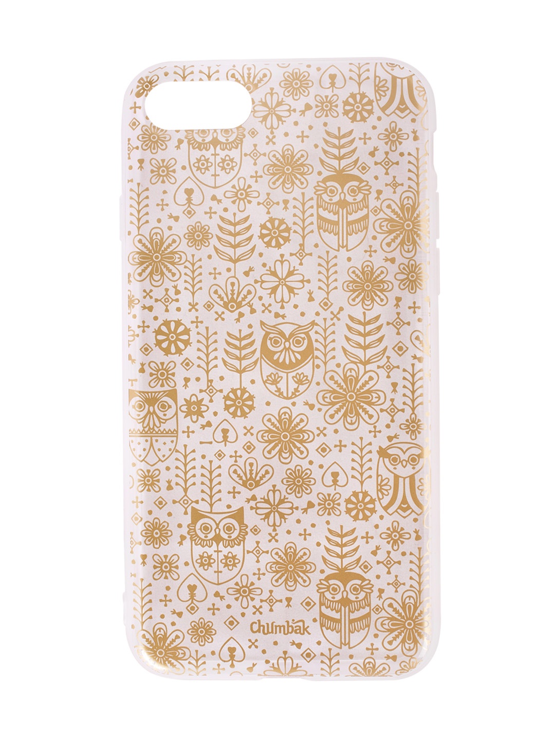 

Chumbak White & Gold Printed iPhone 7 and SE Mobile Case
