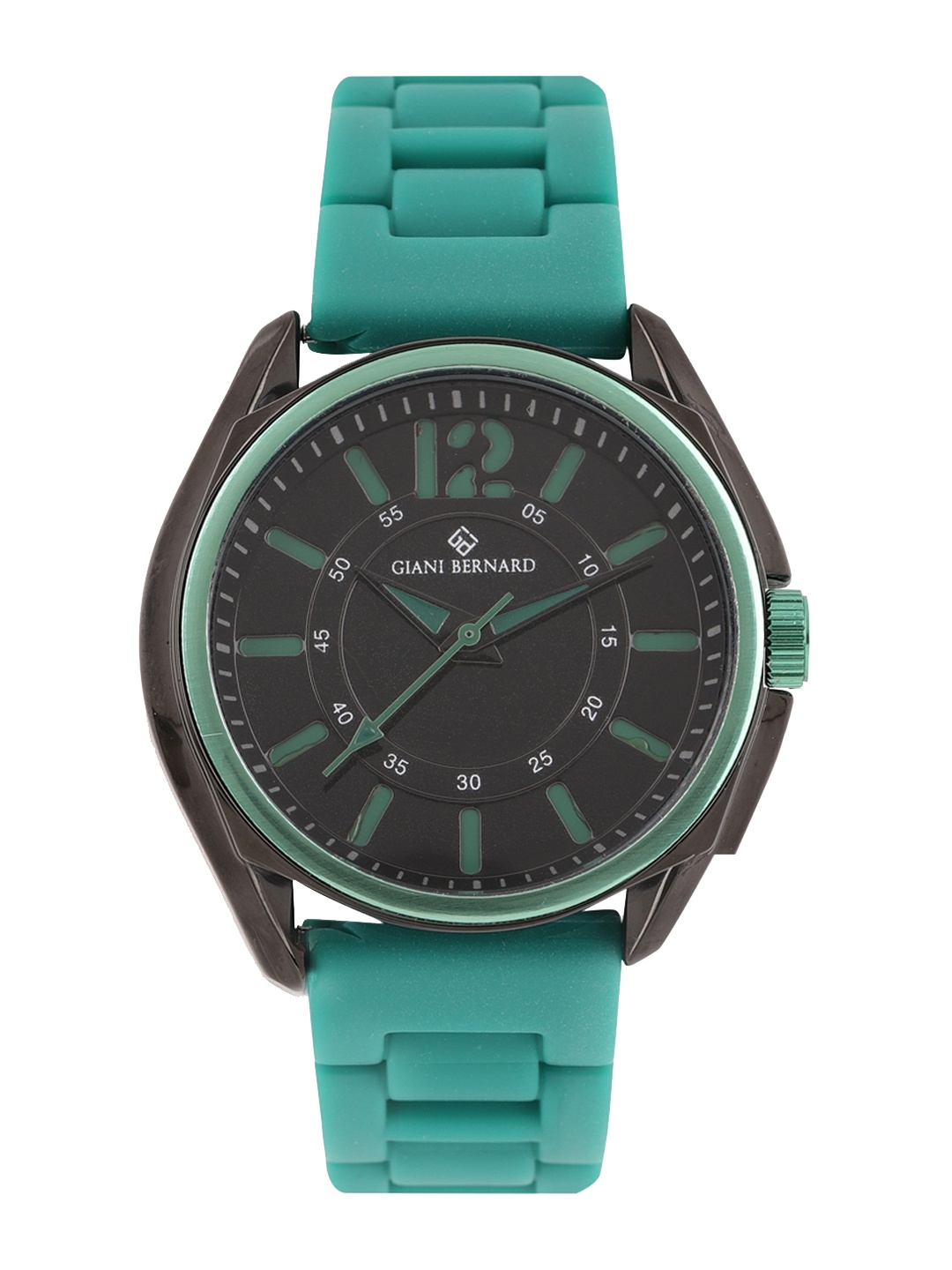 

Giani Bernard Women Black & Green Analogue Watch GB-120B