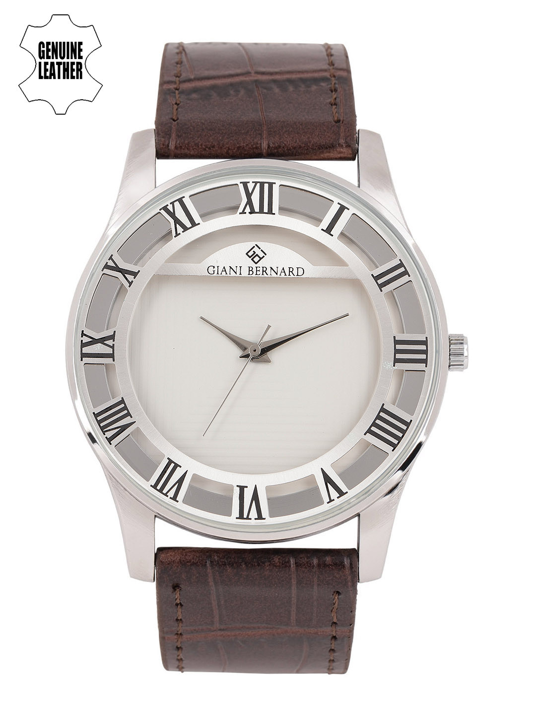 

Giani Bernard Men White Analogue Watch GB-109A