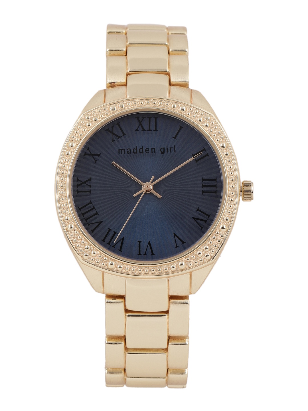 

Steve Madden Women Blue & Gold-Toned Analogue Watch SMGW028G