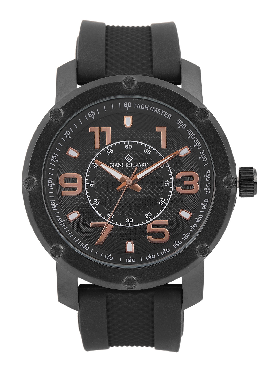 

Giani Bernard Men Black Analogue Watch GB-118D