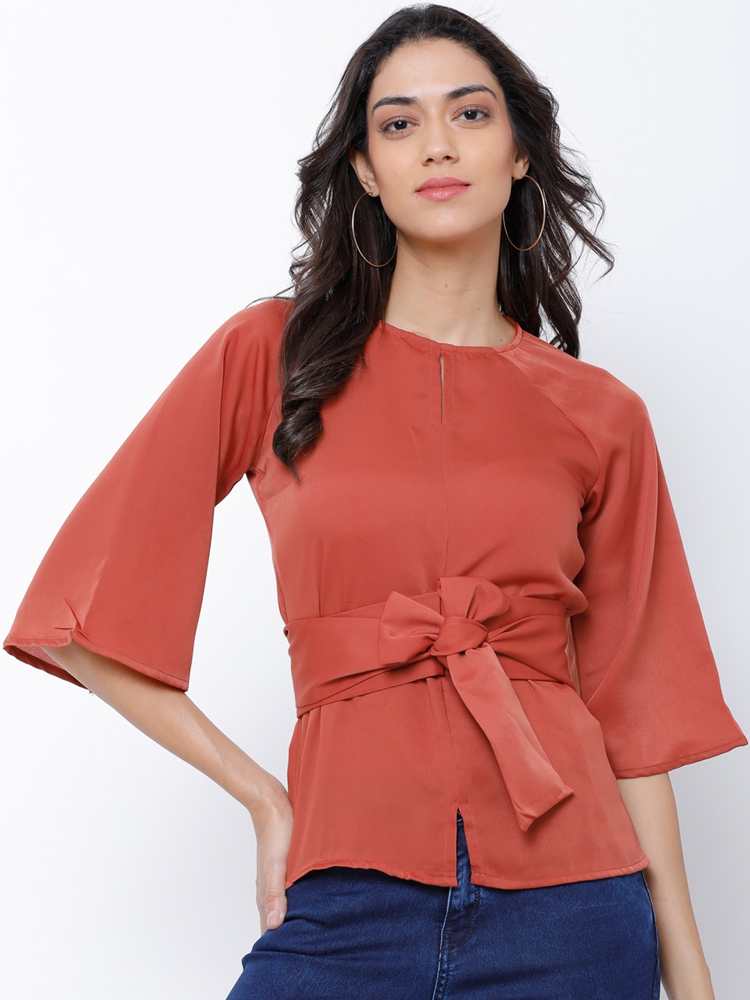 

Tokyo Talkies Women Red Solid Top