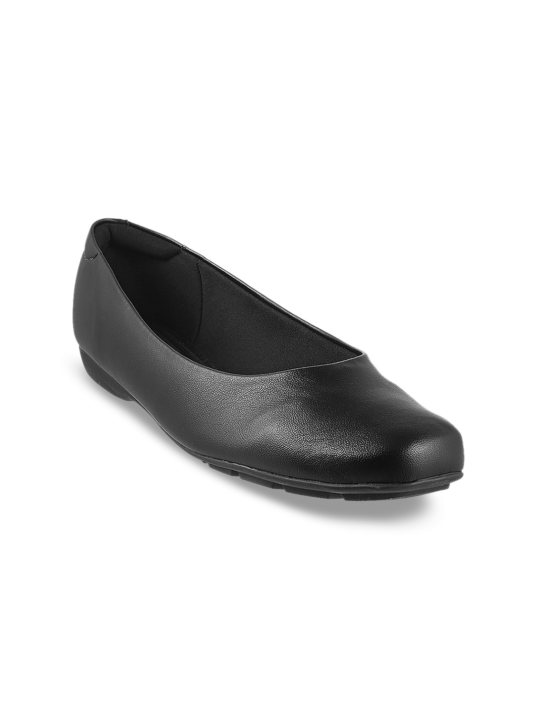 

DAVINCHI Women Black Solid Synthetic Ballerinas