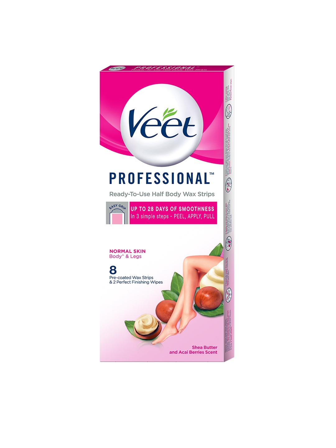 

Veet Professional Waxing Strips - 8 Strips, White
