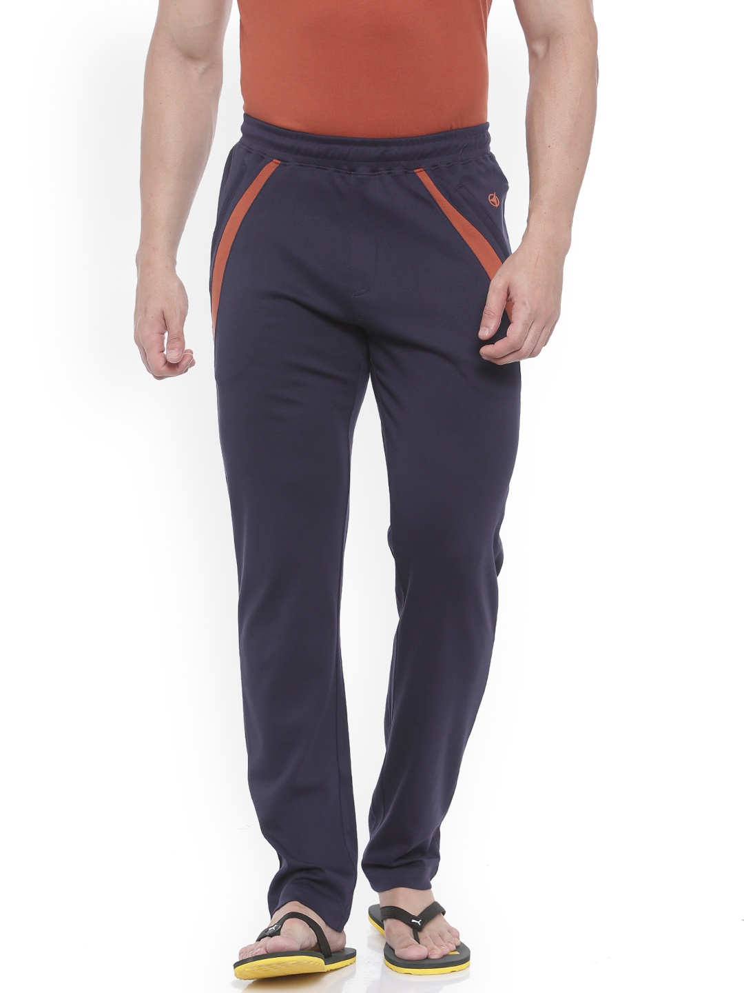 

Bitz Men Navy Blue Solid Lounge Pants EBA002