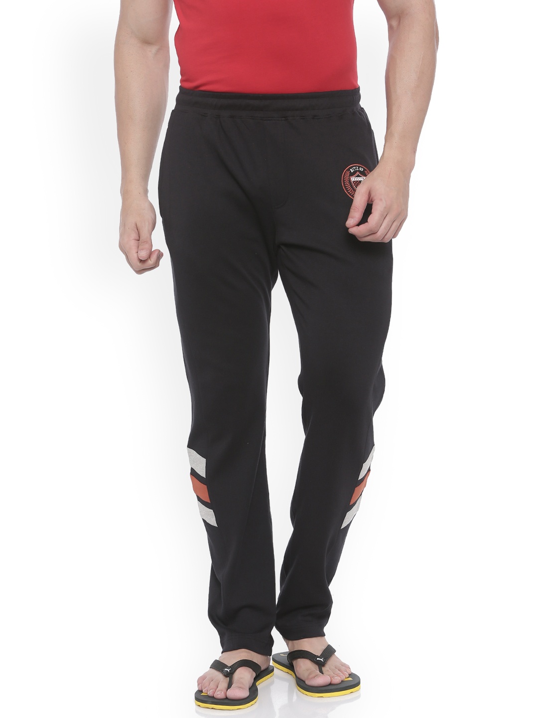 

Bitz Men Black Solid Lounge Pants EBA001