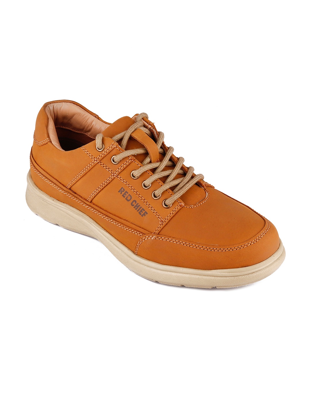 

Red Chief Men Brown Leather Sneakers