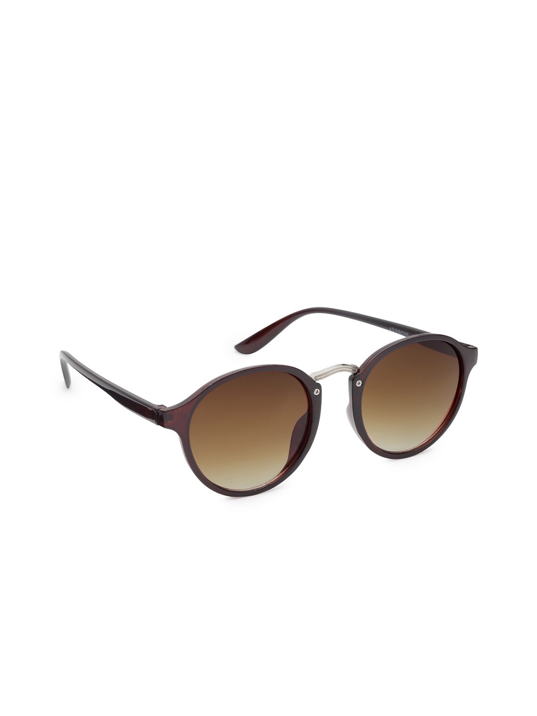 

Get Glamr Unisex Round Sunglasses SG-UN-MT-8-40, Brown