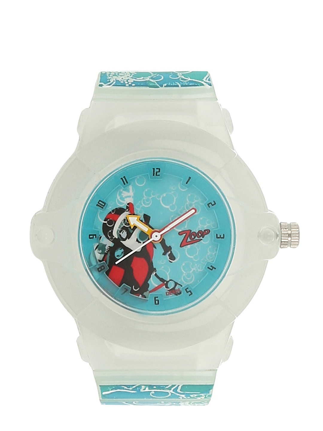 

Zoop Boys White & Blue Analogue Watch NK16001PP01