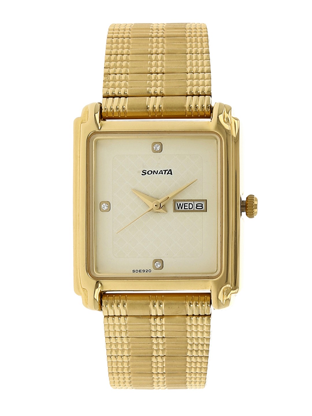 

Sonata Men Gold-Toned Analogue Watch NK7053YM08
