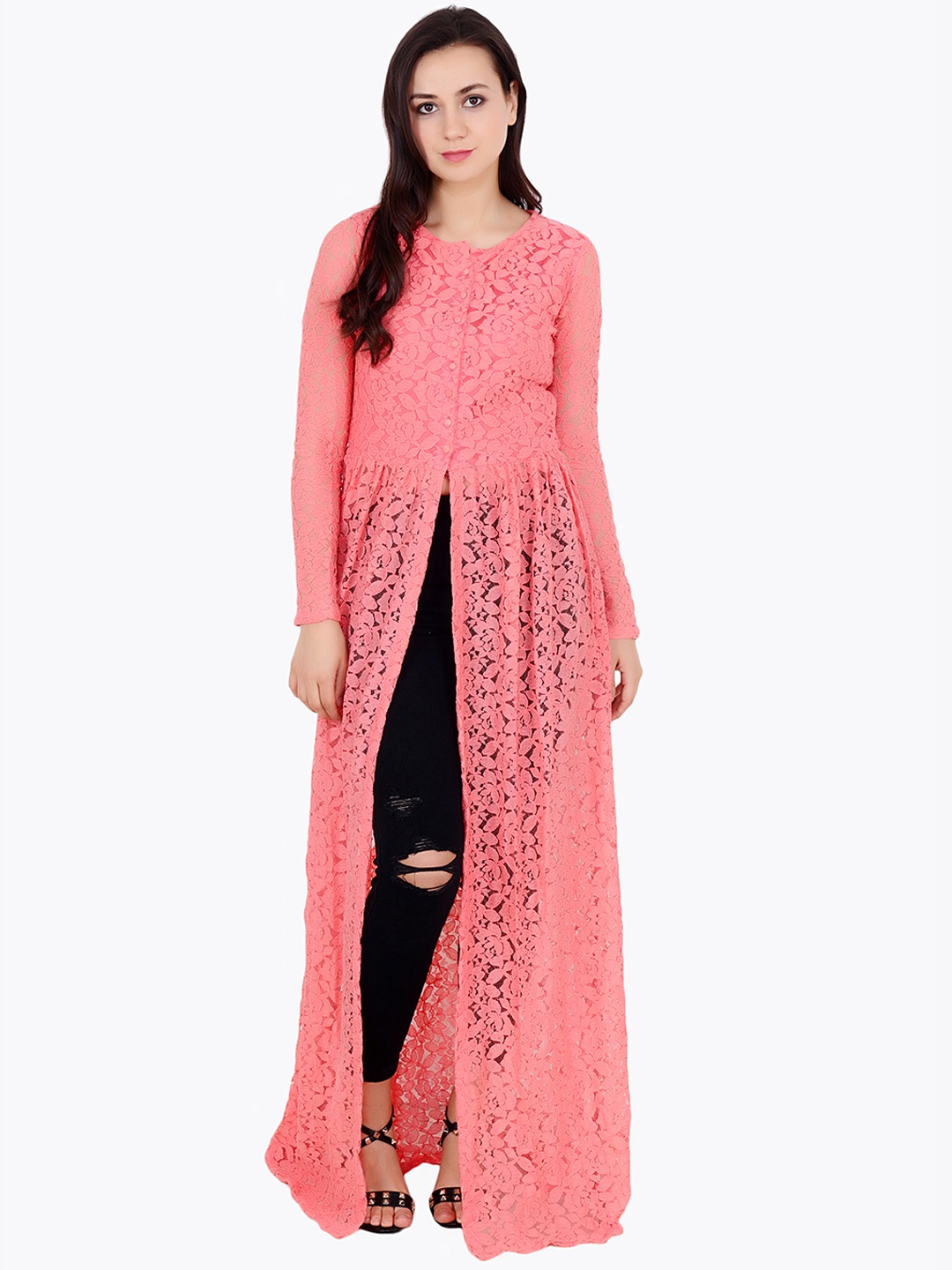 

Cation Women Pink Printed Top