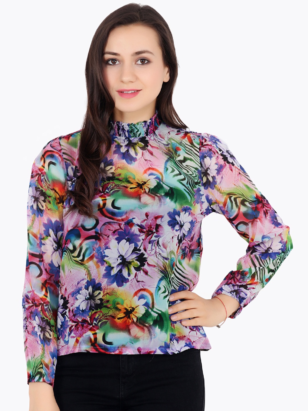 

Cation Women Multicoloured Printed Top, Multi