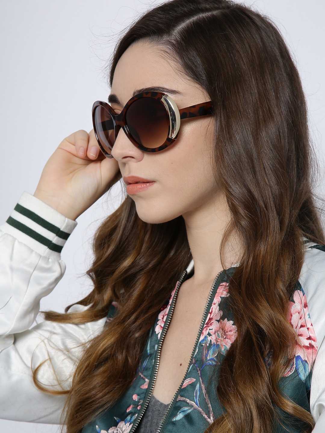 

DressBerry Women Oversized Sunglasses MFB-PN-RY-P2143, Brown