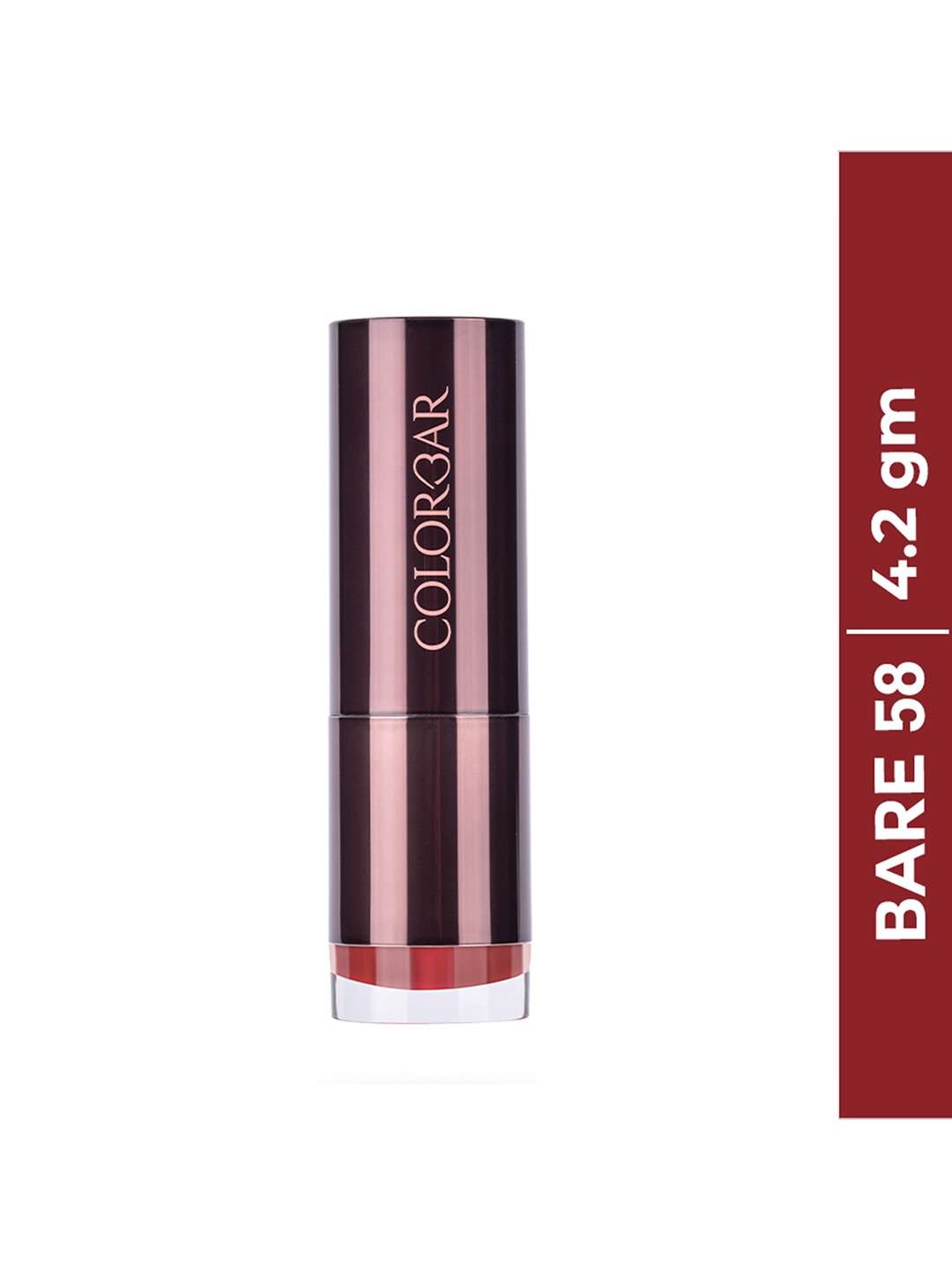 Colorbar Velvet Matte Lipstick - Dark Brown 58BR 4.2 gm
