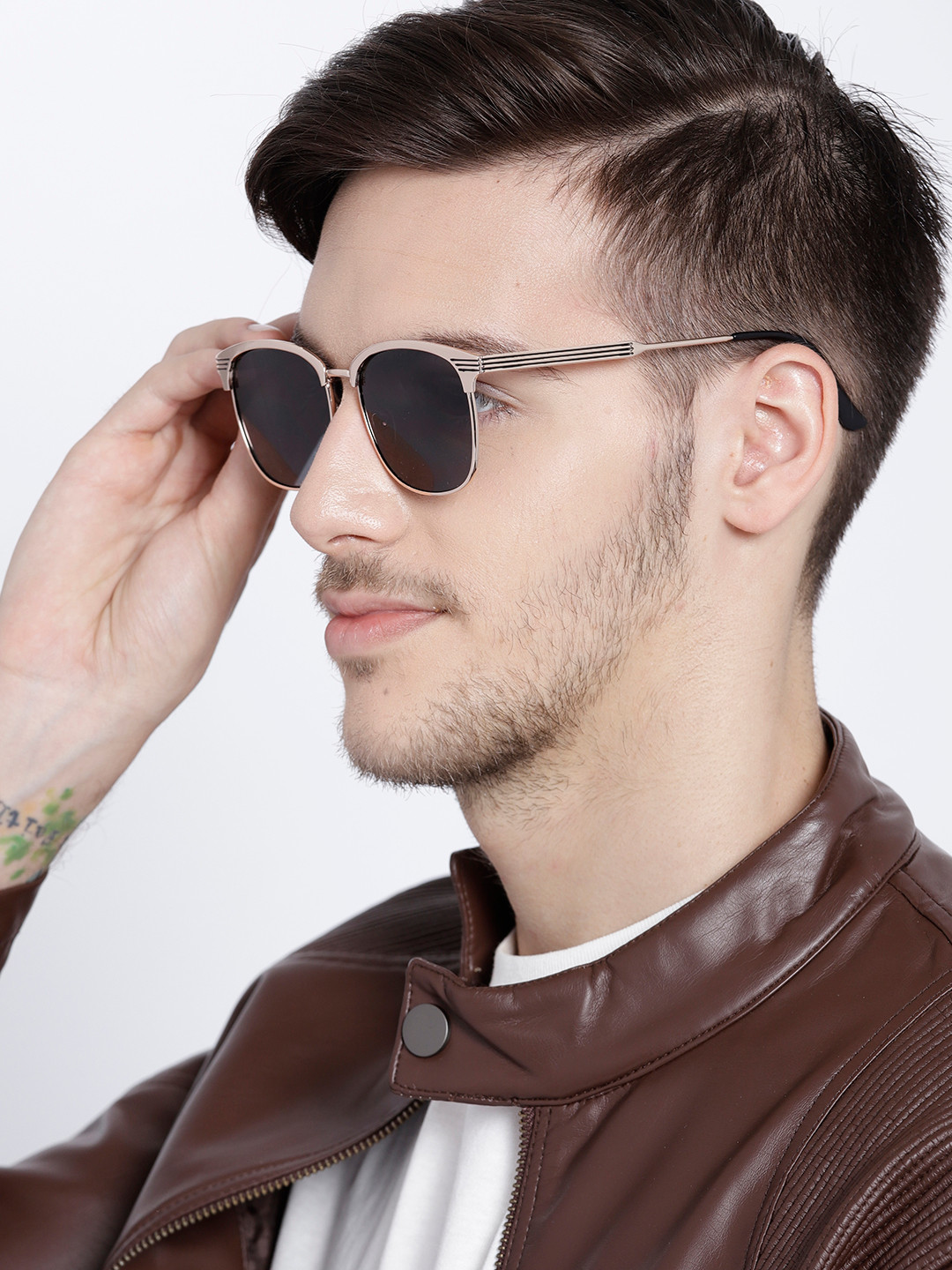 

Mast & Harbour Unisex Browline Sunglasses MFB-PN-PS-T9388, Grey