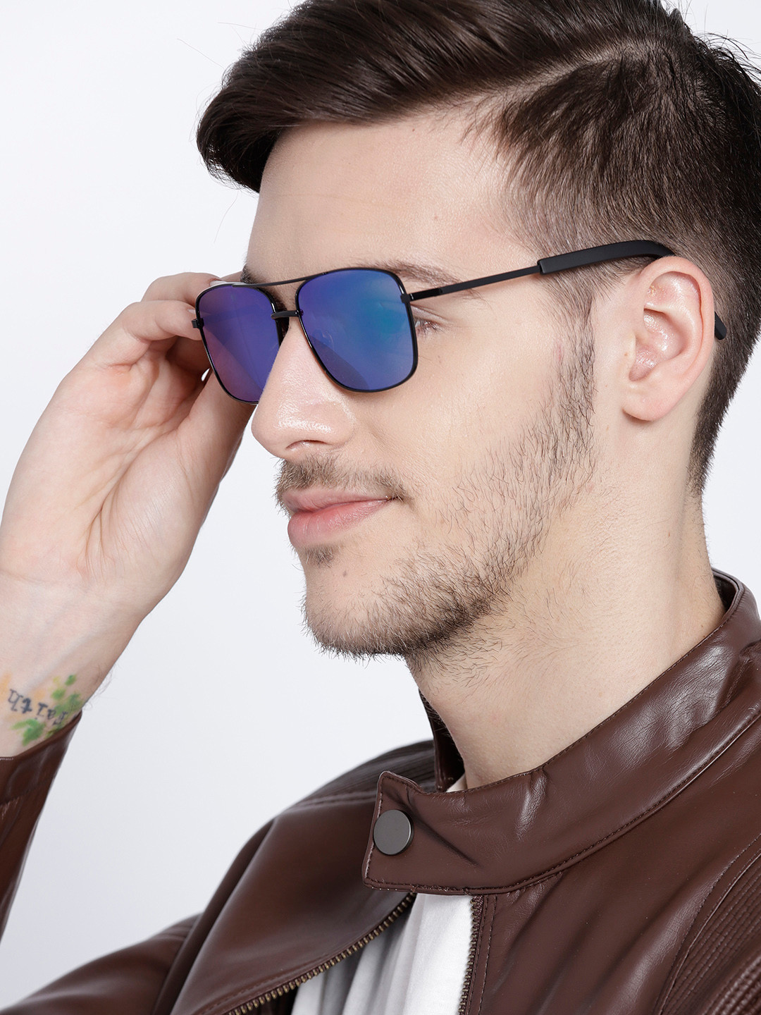 

Roadster Unisex Rectangle Sunglasses MFB-PN-PS-B0298, Blue