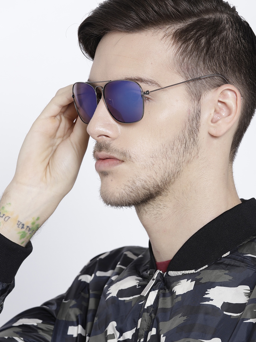 

Roadster Unisex Square Mirrored Sunglasses MFB-PN-PS-T9694, Blue