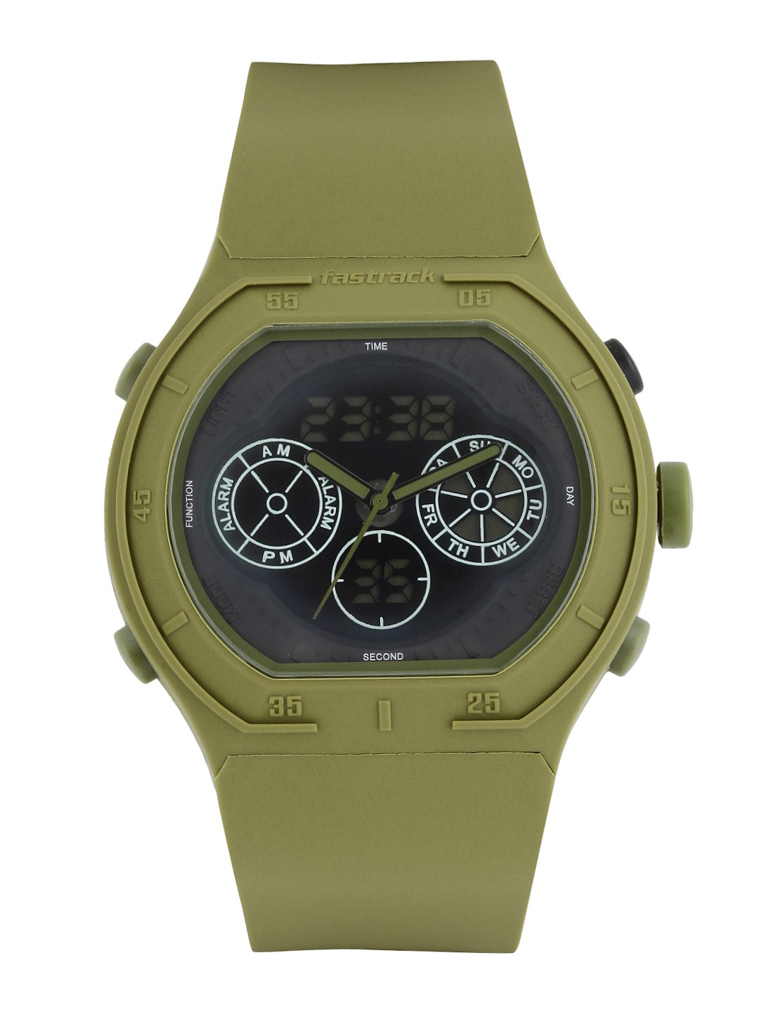 

Fastrack Men Black Analogue & Digital Watch 38008PP02J