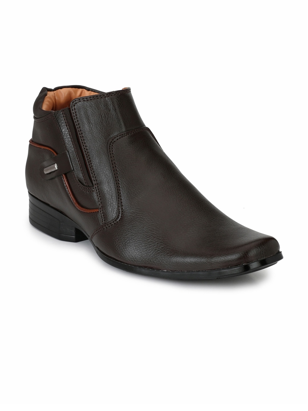 

Mactree Men Brown Semi-Formal Slip-Ons