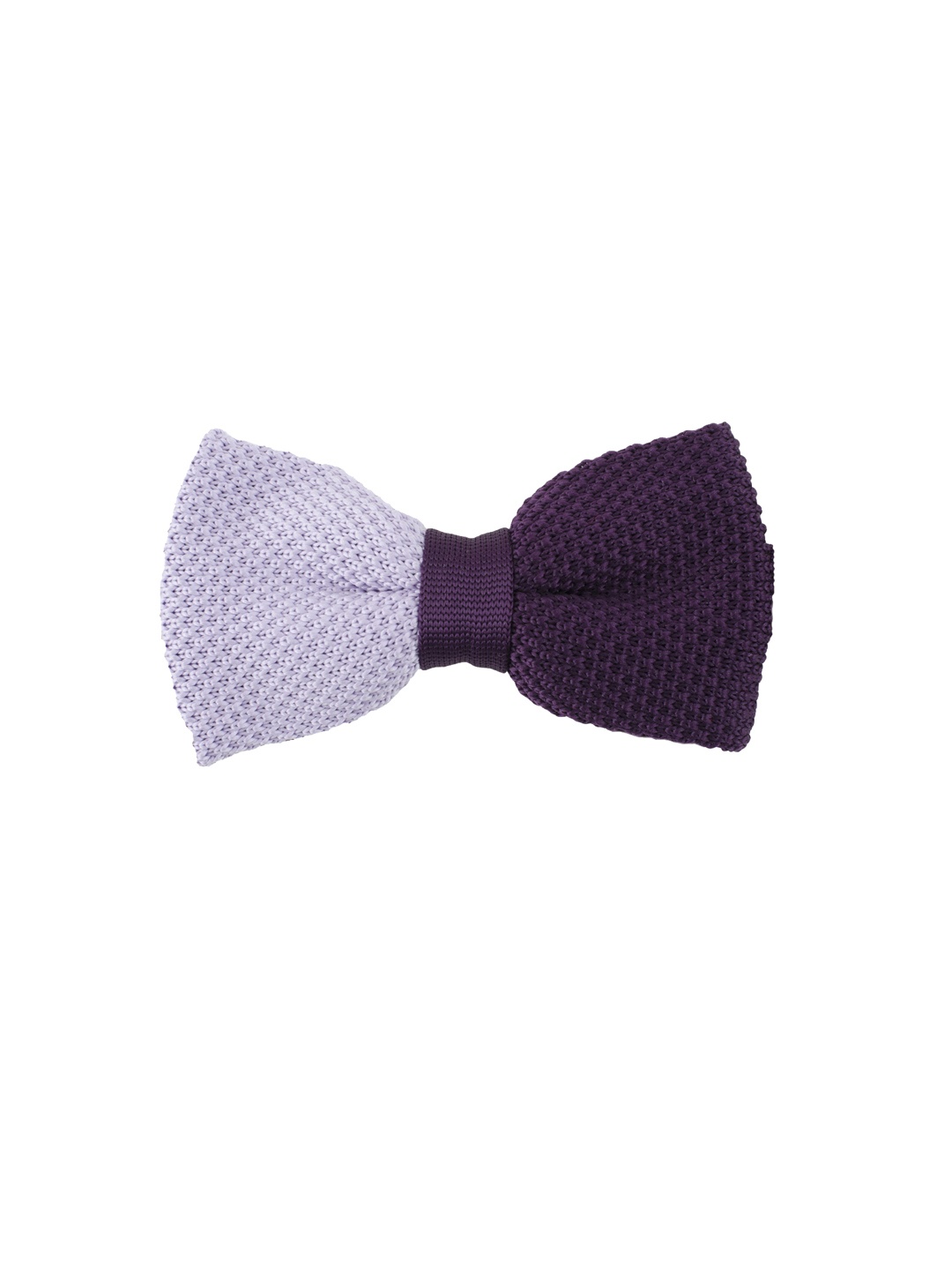 

Tossido Purple Woven Design Bow Tie