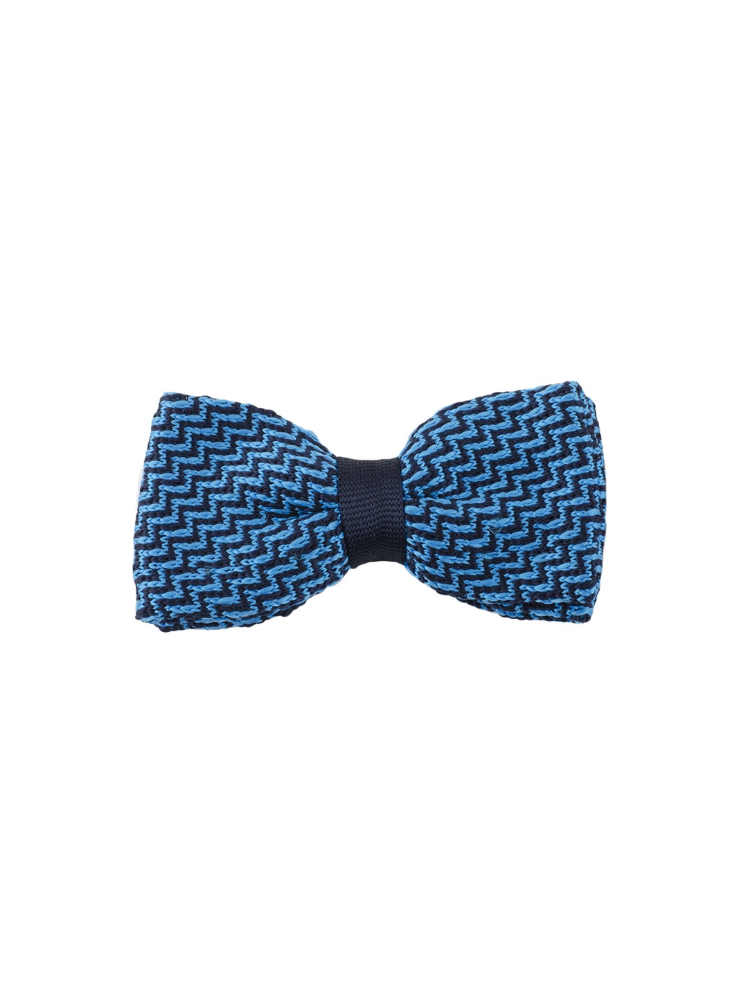 

Tossido Blue Woven Design Bow Tie