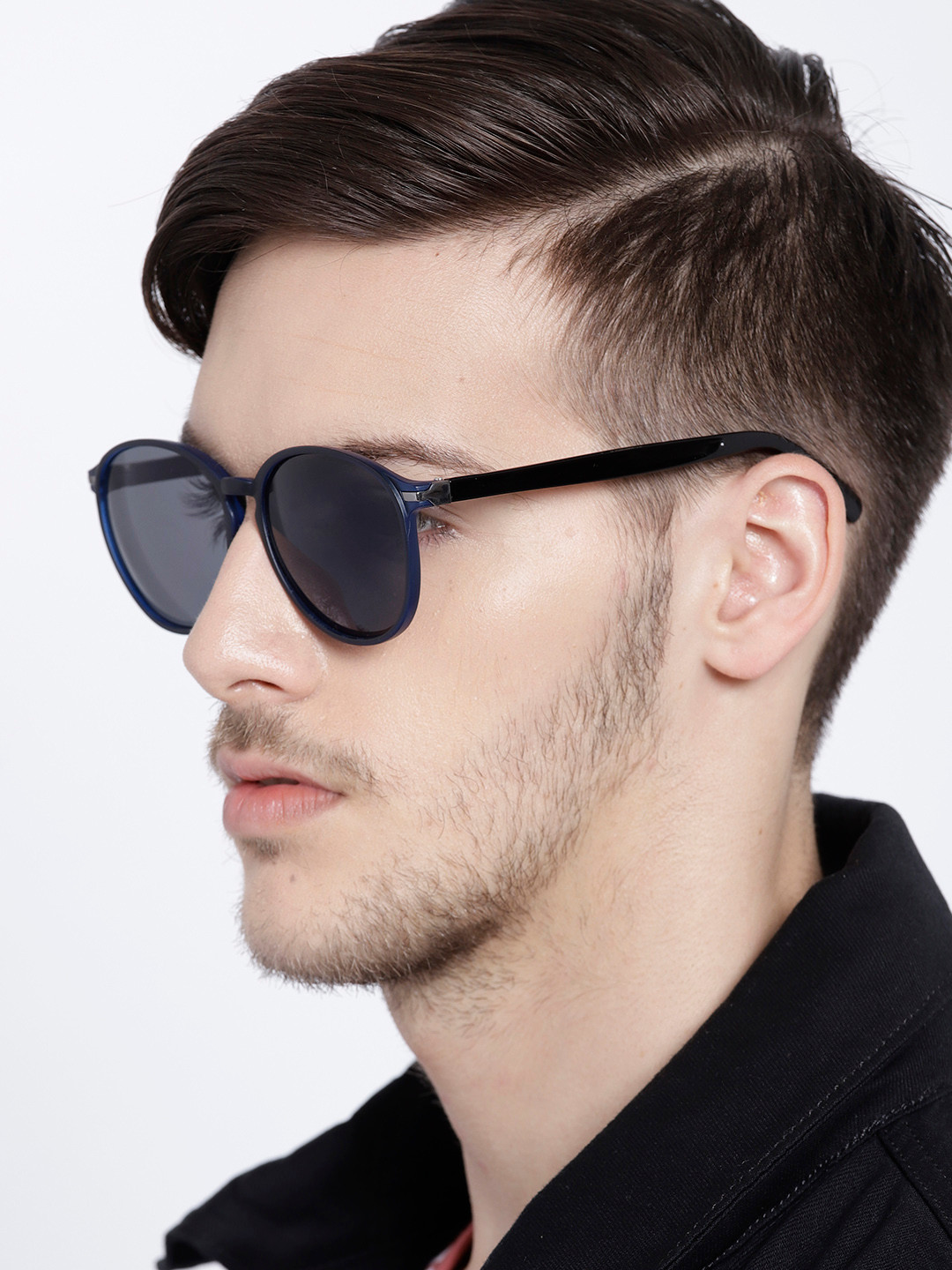 

Mast & Harbour Unisex Oval Sunglasses MFB-PN-SR-SP5262, Black