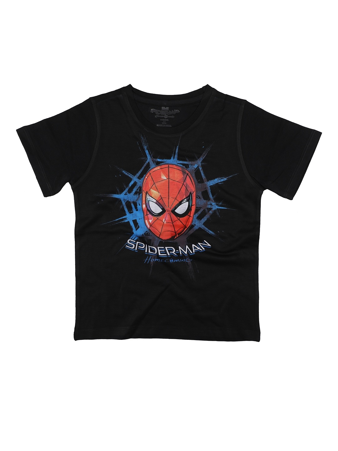 

Marvel by Wear Your Mind Boys Black Printed Round Neck T-shirt