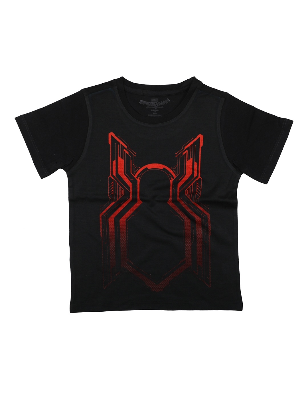 

Marvel by Wear Your Mind Boys Black Printed Round Neck T-shirt